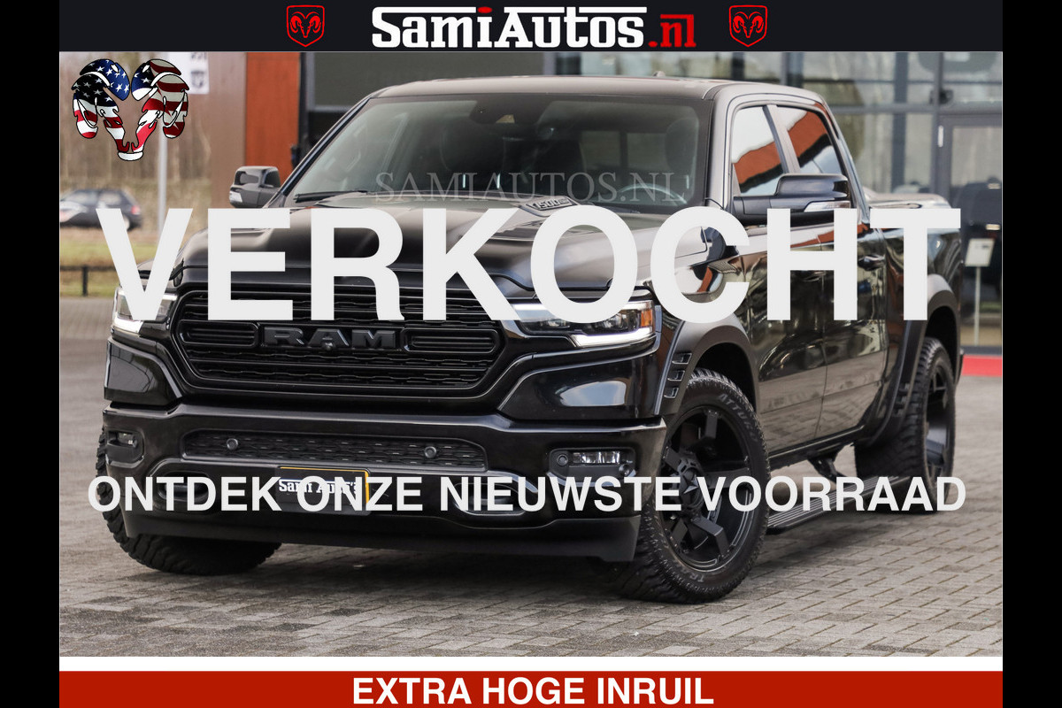 Dodge Ram LIMITED HULK PACK | BLACK OPS | BTW VRIJ MARGE | 5.7 V8 HEMI | BOM VOL | CREW CAB 5 PERSOONS | DUBBELE CABINE | GRIJSKENTEKEN | DC | BTW EN BPM VRIJ !!