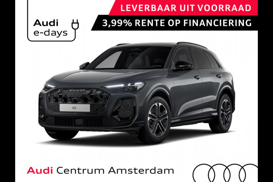 Audi Q5 S edition e-hybrid 299 PK | Panoramadak | Stoelen voor elektrisch | Techniekpakket plus | Keyless | Leder | Bijrijdersscherm