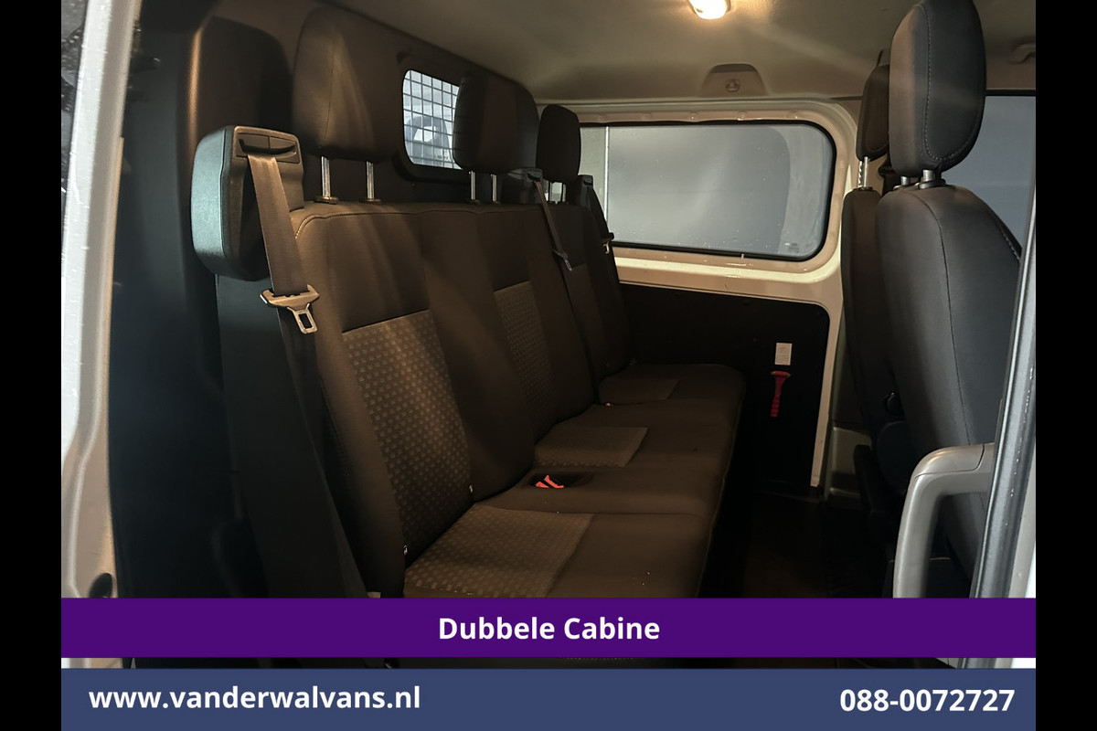 Ford Transit Custom 2.0 TDCI 131pk L2H1 Dubbele Cabine Inrichting Euro6 Airco | 5-Zits | Imperiaal | 2800kg Trekhaak | LED Cruisecontrol, Stoelverwarming, Parkeersensoren, Achterklep