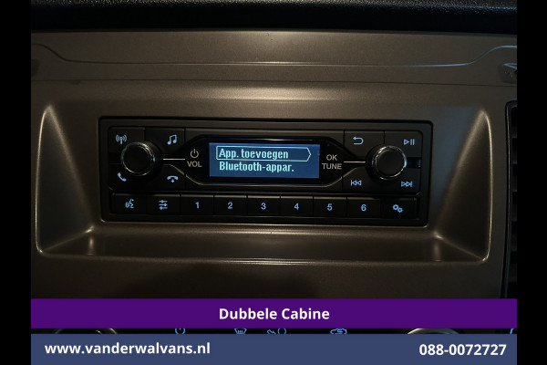 Ford Transit Custom 2.0 TDCI 131pk L2H1 Dubbele Cabine Inrichting Euro6 Airco | 5-Zits | Imperiaal | 2800kg Trekhaak | LED Cruisecontrol, Stoelverwarming, Parkeersensoren, Achterklep