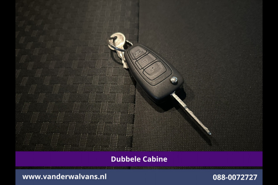 Ford Transit Custom 2.0 TDCI 131pk L2H1 Dubbele Cabine Inrichting Euro6 Airco | 5-Zits | Imperiaal | 2800kg Trekhaak | LED Cruisecontrol, Stoelverwarming, Parkeersensoren, Achterklep
