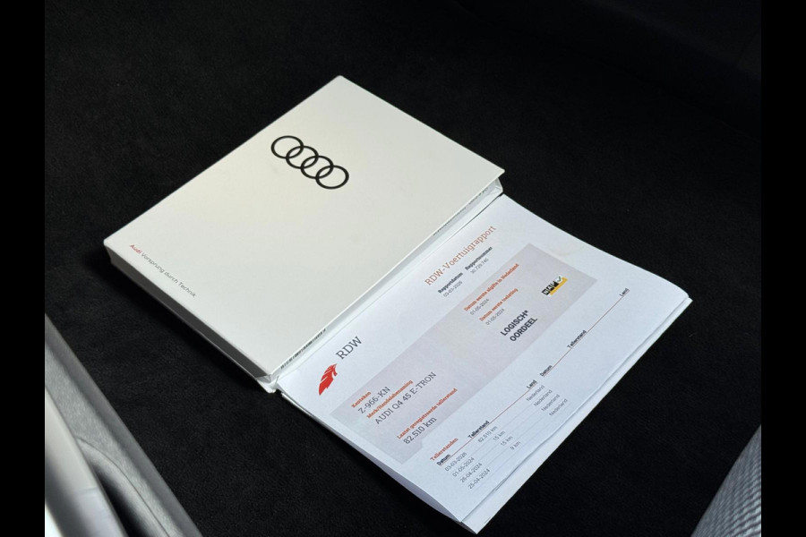 Audi Q4 e-tron 45 Advanced edition 82 kWh, achteruitrijcamera, stoelverwarming, sfeerverlichting, 1 e eigenaar, NL auto met nap