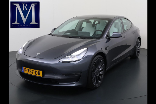 Tesla Model 3 Performance AWD 75 kWh SOH 96% | 20 INCH VELGEN ALS NIEUW | SUPER NETTE AUTO | FABRIEKSGARANTIE OP HOOGVOLTACCU EN AANDRIJFLIJN T/M 03-2030 |