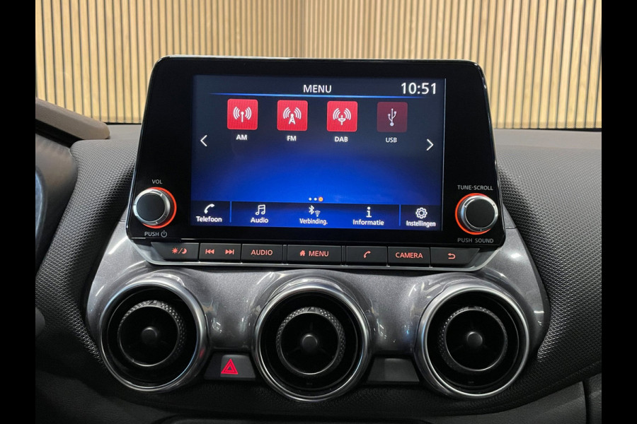 Nissan Juke 1.0 DIG-T Acenta|AUTOMAAT|BLACK/WHITE EDITION|STOELVERWARMING|APPLE CARPLAY|CAMERA|CLIMATE,CRUISE CONTROL|LANE|PDC-A|