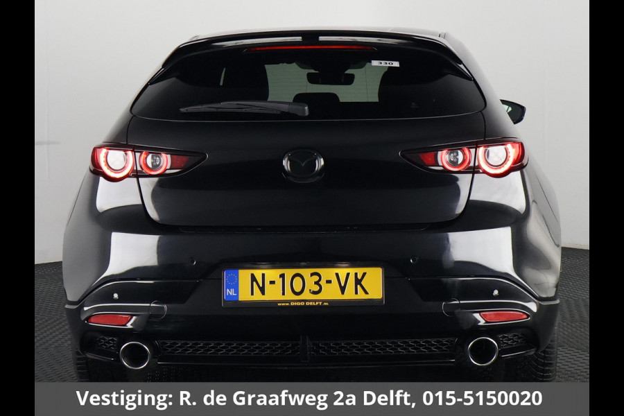 Mazda 3 2.0 e-SkyActiv-X M Hybrid 186 Black Luxury | Navigatie | Stoelverwarming | Camera |