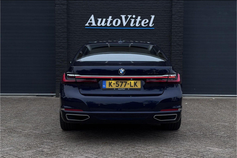 BMW 7 Serie 745e High Executive | Schuif-Kanteldak | 4-WS | Comfortleder | Soft-Close | Head-Up | Alcantara hemel