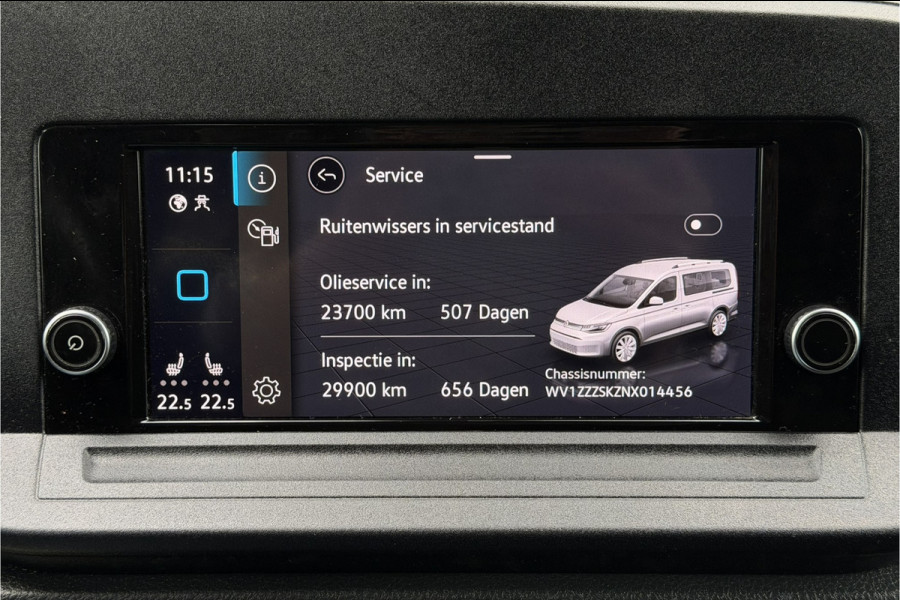 Volkswagen Caddy Cargo Maxi 2.0 TDI DSG-7 122pk | 2x Schuifdeur | Stoelverwarming | Carplay | Clima | PDC A