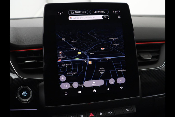 Renault Arkana 1.6 E-Tech Hybrid 145 R.S. Line | Leder/Alcantara | Trekhaak | Stoelverwarming | Adaptive cruise | Camera | Carplay | Keyless | Park Assist | Full LED | Navigatie | Stuurverwarming