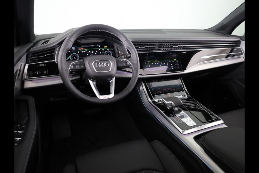 Audi Q7 Pro Line S 55 TFSI e 394 pk | Bang & Olufsen Premium 3D | Glazen panoramadak | Vierwielbesturing | Stoelventilatie/massage |