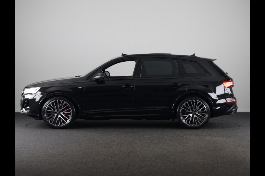 Audi Q7 Pro Line S 55 TFSI e 394 pk | Bang & Olufsen Premium 3D | Glazen panoramadak | Vierwielbesturing | Stoelventilatie/massage |
