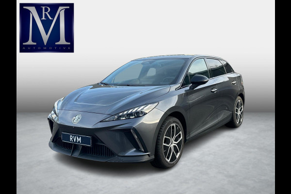 MG Mg4 electric Luxury 64 kWh SOH 96% |LONG RANGE|  11.000KM! | 7 JAAR GARANTIE BIJ MG| SUPER COMPLETE AUTO| RONDOMZICHT CAMERA| STOEL+ STUUR VERWARMING| DODE HOEK