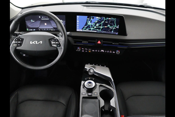 Kia Ev6 Plus Advanced 77.4 kWh | SOH 100% | Panoramadak | Trekhaak | Stoelventilatie | Leder | Meridian Surround | Warmtepomp | Achterbankverwarming | Adaptive cruise | Vehicle-to-load | Carplay | Camera