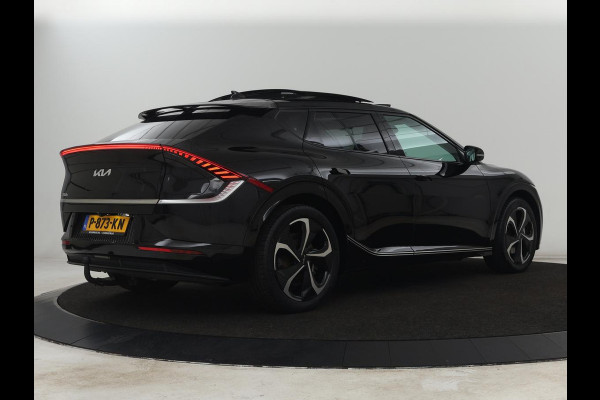 Kia Ev6 Plus Advanced 77.4 kWh | SOH 100% | Panoramadak | Trekhaak | Stoelventilatie | Leder | Meridian Surround | Warmtepomp | Achterbankverwarming | Adaptive cruise | Vehicle-to-load | Carplay | Camera
