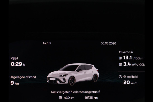 CUPRA Leon 1.5 e-Hybrid Business | Stoelverwarming | Adaptive cruise | Camera | Carplay | Memory | Half leder | Navigatie | Keyless | Sportstoelen | Full LED | Sfeerverlichting | PHEV | Plug In