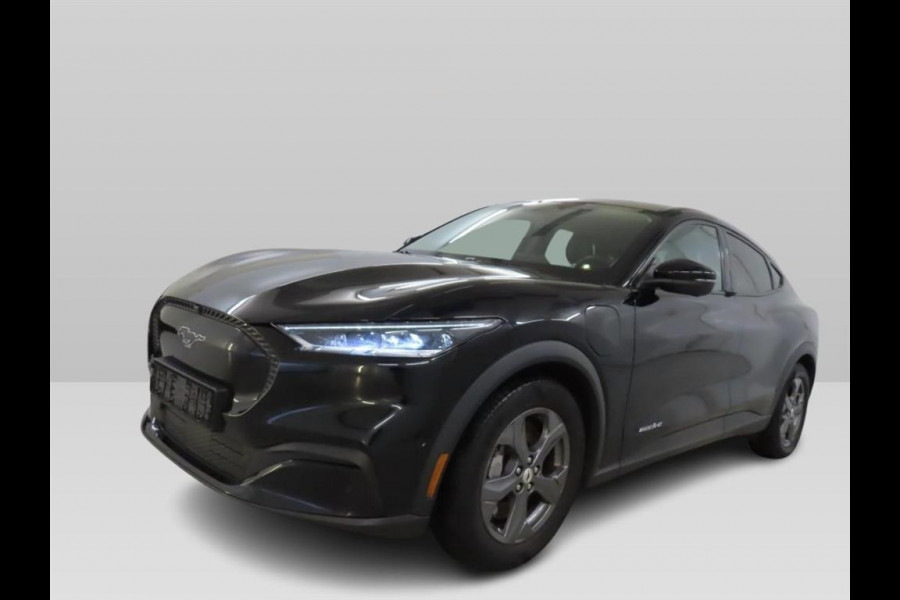 Ford Mustang Mach-E RWD 75 kWh [ 3-Fase ] {SOH-87%] (INCL.BTW) *LEATHER | FULL-LED | DAB | DIGI-COCKPIT | KEYLESS | NAVI-FULLMAP | CARPLAY | HEATED-COMFORTSEATS | TOPVIEW | ADAPTIVE-CRUISE | PRIVACY-GLASS | 18'' ALU*