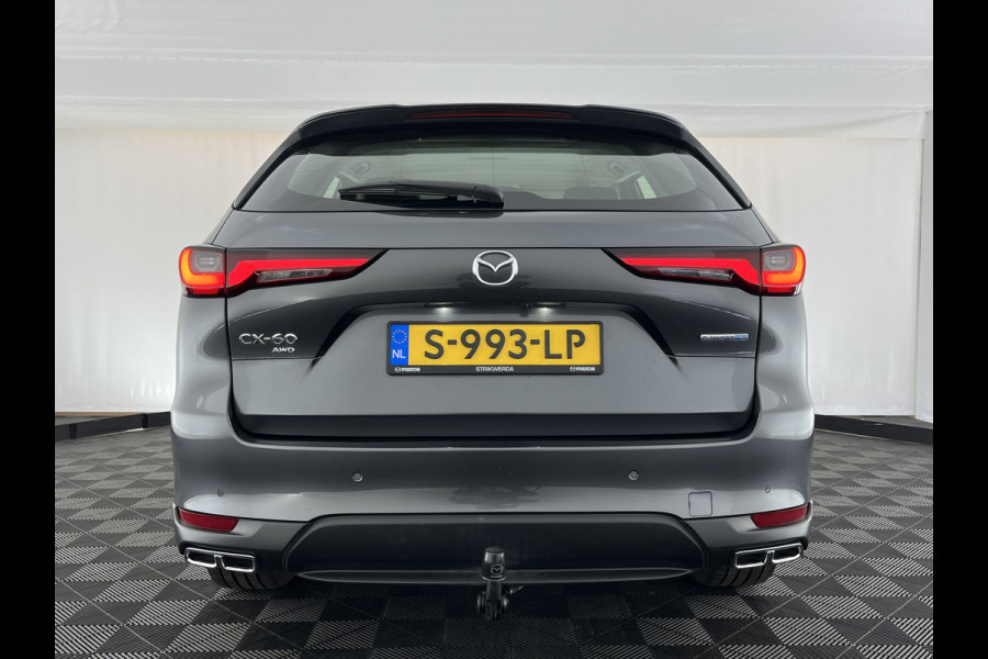 Mazda CX-60 2.5 e-SkyActiv PHEV Exclusive-Line AWD (Plug-In / 3-Fase) (INCL-BTW) *LEATHER | FULL-LED | BLINDSPOT | HEATED/COOLD-COMFORTSEATS | DIGI-COCKPIT | KEYLESS | DAB | NAVI-FULLMAP | CAMERA | TOWBAR | CARPLAY | SHIFTPADDLES | MEMORY-PACK | HEAD-UP | ...