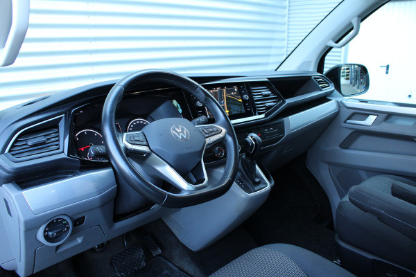 Volkswagen Transporter 2.0 TDI 150pk DSG7 L2H1 Dubbel Cabine Comfortline NL-Auto NAP Airco Cruise Navi Camera 17"LMV Voorruitverwarming Trekhaak 2500kg