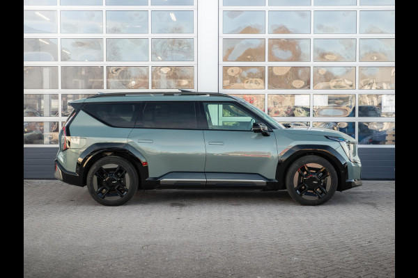 Kia EV9 GT-Line AWD 99.8 kWh | Levering uit voorraad | 7-Pers. | 21" | Head-Up | Stoel-/Stuurverwarming | Premium Audio | Schuif-/kanteldak | Adapt. Cruise | Navi