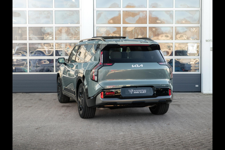Kia EV9 GT-Line AWD 99.8 kWh | Levering uit voorraad | 7-Pers. | 21" | Head-Up | Stoel-/Stuurverwarming | Premium Audio | Schuif-/kanteldak | Adapt. Cruise | Navi