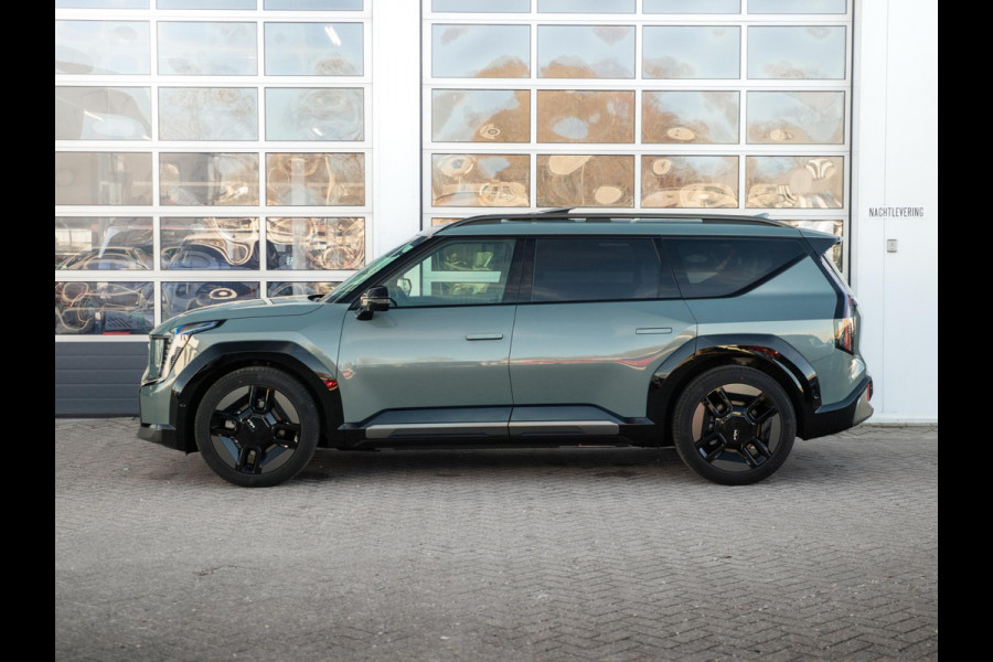 Kia EV9 GT-Line AWD 99.8 kWh | Levering uit voorraad | 7-Pers. | 21" | Head-Up | Stoel-/Stuurverwarming | Premium Audio | Schuif-/kanteldak | Adapt. Cruise | Navi