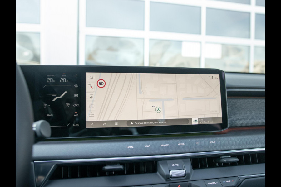 Kia EV9 GT-Line AWD 99.8 kWh | Levering uit voorraad | 7-Pers. | 21" | Head-Up | Stoel-/Stuurverwarming | Premium Audio | Schuif-/kanteldak | Adapt. Cruise | Navi