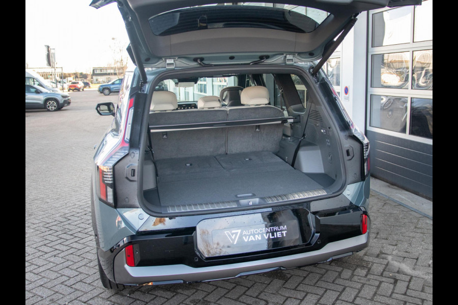 Kia EV9 GT-Line AWD 99.8 kWh | Levering uit voorraad | 7-Pers. | 21" | Head-Up | Stoel-/Stuurverwarming | Premium Audio | Schuif-/kanteldak | Adapt. Cruise | Navi