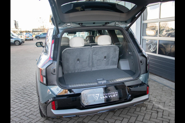 Kia EV9 GT-Line AWD 99.8 kWh | Levering uit voorraad | 7-Pers. | 21" | Head-Up | Stoel-/Stuurverwarming | Premium Audio | Schuif-/kanteldak | Adapt. Cruise | Navi
