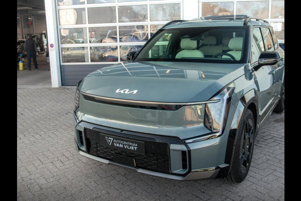 Kia EV9 GT-Line AWD 99.8 kWh | Levering uit voorraad | 7-Pers. | 21" | Head-Up | Stoel-/Stuurverwarming | Premium Audio | Schuif-/kanteldak | Adapt. Cruise | Navi