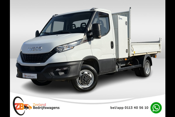 Iveco Daily 35C16 2.3 300 Kipper | Dubbellucht | Trekhaak | Leder | Opbergkist | Airco | Cruisec.