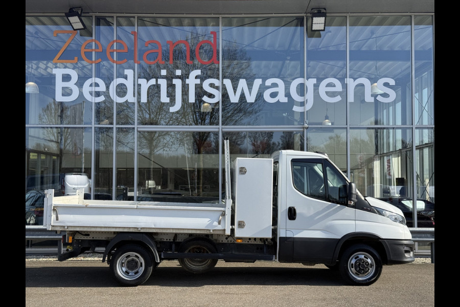 Iveco Daily 35C16 2.3 300 Kipper | Dubbellucht | Trekhaak | Leder | Opbergkist | Airco | Cruisec.