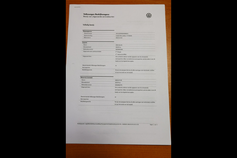 Volkswagen Caddy Maxi TSI benzine 102pk Lengte 2 L2H1 42.000km! LANG AIRCO 2018