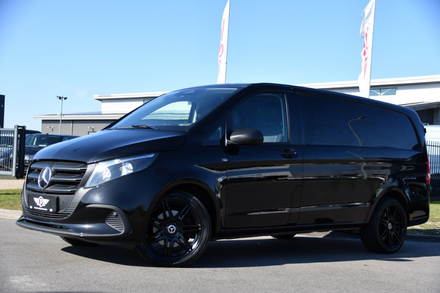 Mercedes-Benz Vito 116 CDI L2 Black Edition FACE LIFT, Camera, Cruise, Carplay, Leder, Automaat, 164pk, Trekhaak, Multimedia, Uniek!