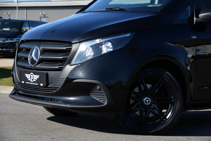 Mercedes-Benz Vito 116 CDI L2 Black Edition FACE LIFT, Camera, Cruise, Carplay, Leder, Automaat, 164pk, Trekhaak, Multimedia, Uniek!