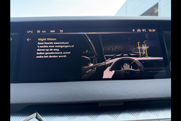 DS DS 4 225pk E-Tense La Première (Elektrisch Schuifdak - Leder incl verwarming/koeling/massage/geheugen - NightVision - Focal Electra -