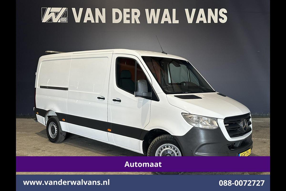 Mercedes-Benz Sprinter 316 CDI 164pk Automaat 3500kg Trekhaak L2H1 Inrichting Euro6 Airco | Omvormer | Camera | Apple Carplay Android Auto, Cruisecontrol, Parkeersensoren, Trilplaat Kraan