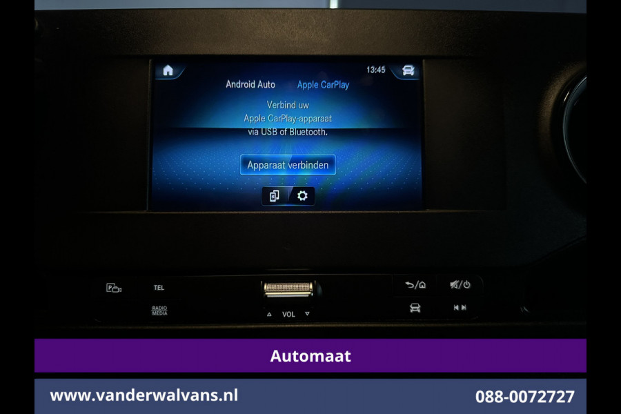 Mercedes-Benz Sprinter 316 CDI 164pk Automaat 3500kg Trekhaak L2H1 Inrichting Euro6 Airco | Omvormer | Camera | Apple Carplay Android Auto, Cruisecontrol, Parkeersensoren, Trilplaat Kraan