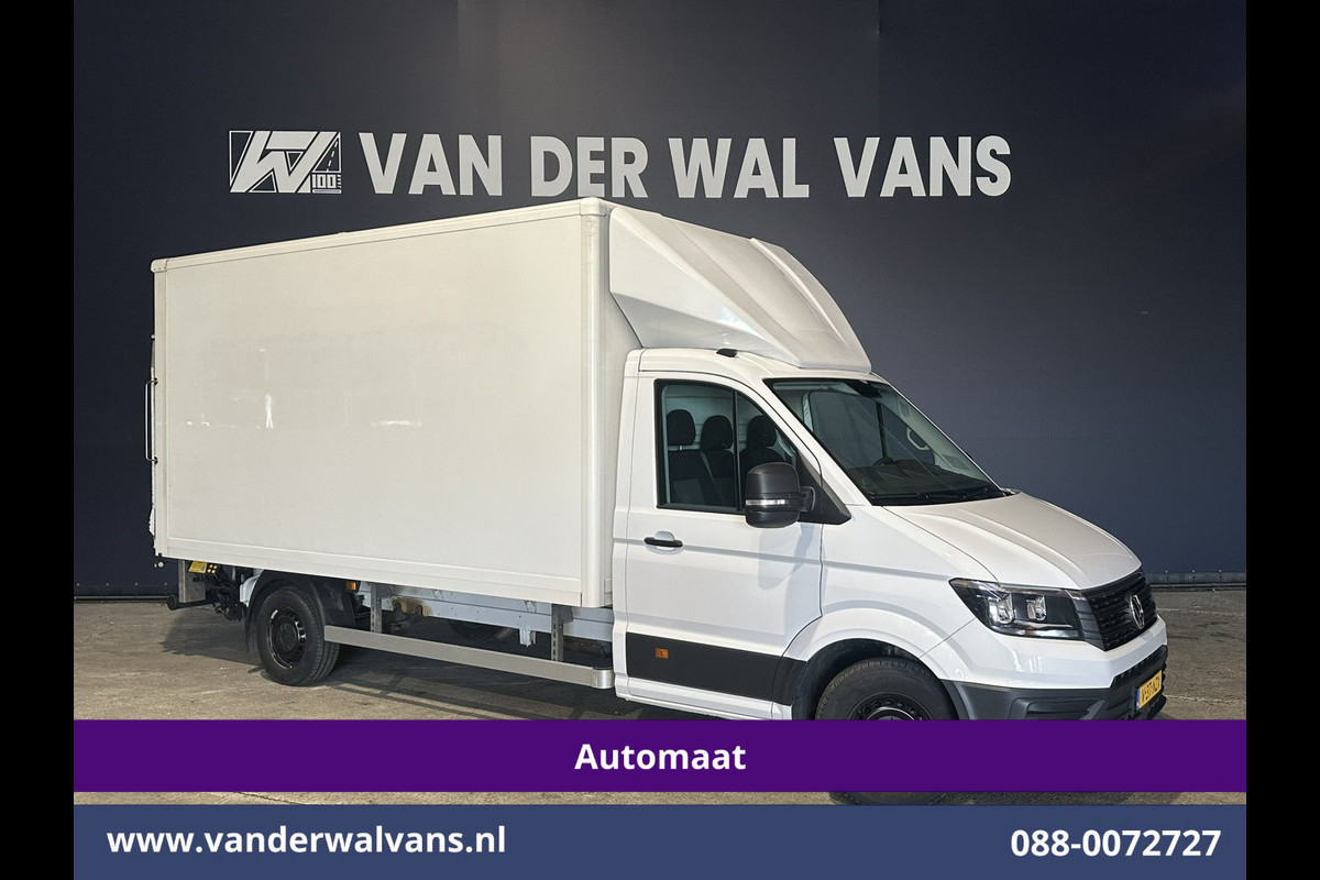 Volkswagen Crafter 2.0 TDI 141pk Automaat Bakwagen Laadklep Euro6 Airco | Bijrijdersbank
