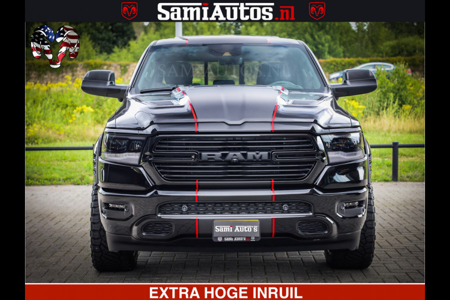 Dodge Ram 1500 GT HULK PACK Crew Cab Sport 1500 GT EDITION | 5.7 V8 HEMI 4x4 | VIRTUAL COCKPIT | HEAD-UP | ADAPTIVE CRUISE | 360 CAMERA |  Comfortabele Dubbele Cabine met Royale 5 Zitplaatsen | BPM vrij