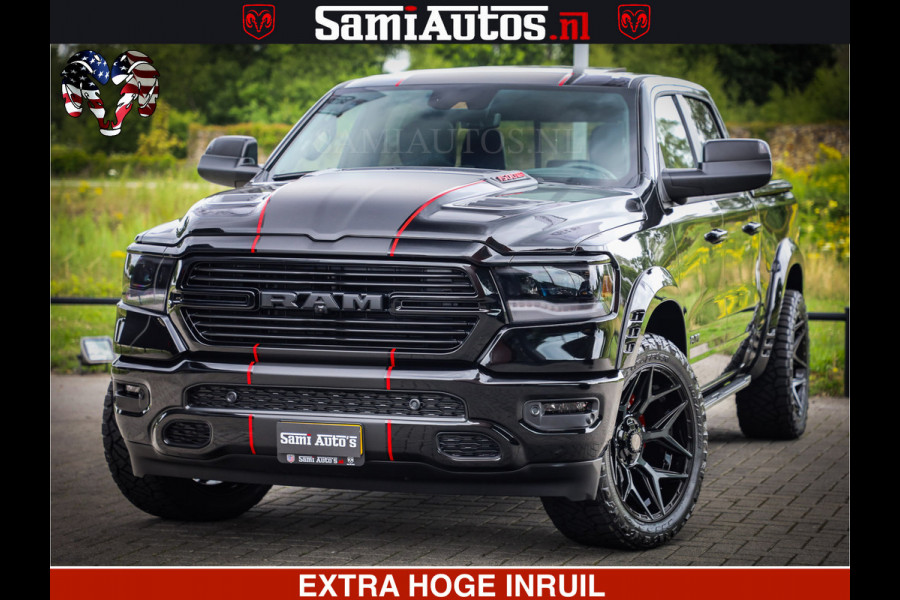 Dodge Ram 1500 GT HULK PACK Crew Cab Sport 1500 GT EDITION | 5.7 V8 HEMI 4x4 | VIRTUAL COCKPIT | HEAD-UP | ADAPTIVE CRUISE | 360 CAMERA |  Comfortabele Dubbele Cabine met Royale 5 Zitplaatsen | BPM vrij