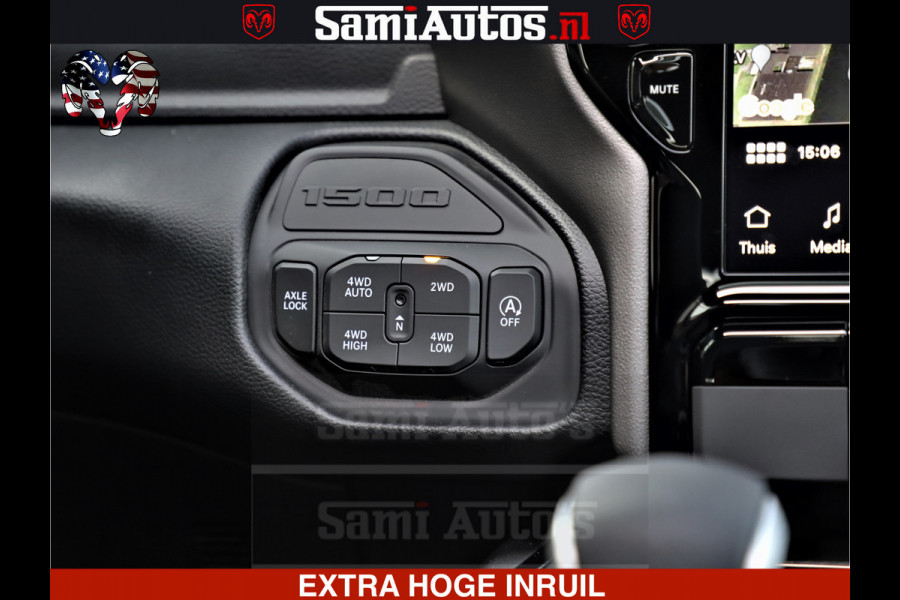 Dodge Ram 1500 GT HULK PACK Crew Cab Sport 1500 GT EDITION | 5.7 V8 HEMI 4x4 | VIRTUAL COCKPIT | HEAD-UP | ADAPTIVE CRUISE | 360 CAMERA |  Comfortabele Dubbele Cabine met Royale 5 Zitplaatsen | BPM vrij