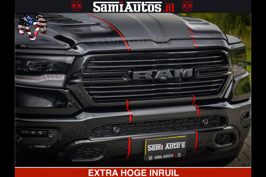 Dodge Ram 1500 GT HULK PACK Crew Cab Sport 1500 GT EDITION | 5.7 V8 HEMI 4x4 | VIRTUAL COCKPIT | HEAD-UP | ADAPTIVE CRUISE | 360 CAMERA |  Comfortabele Dubbele Cabine met Royale 5 Zitplaatsen | BPM vrij