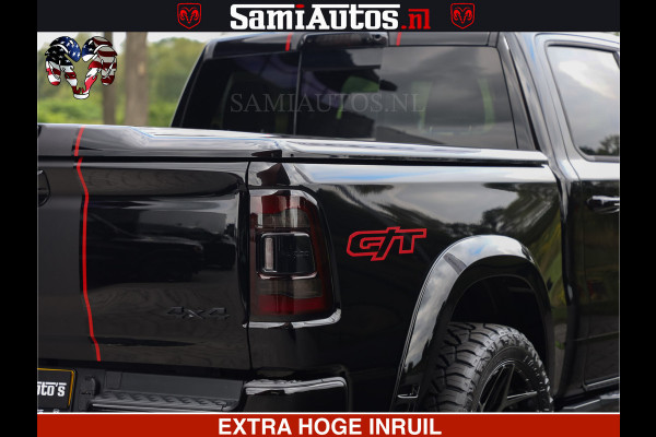 Dodge Ram 1500 GT HULK PACK Crew Cab Sport 1500 GT EDITION | 5.7 V8 HEMI 4x4 | VIRTUAL COCKPIT | HEAD-UP | ADAPTIVE CRUISE | 360 CAMERA |  Comfortabele Dubbele Cabine met Royale 5 Zitplaatsen | BPM vrij