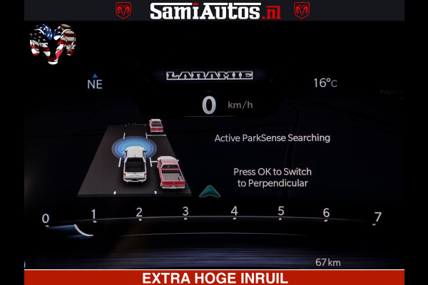 Dodge Ram 1500 GT HULK PACK Crew Cab Sport 1500 GT EDITION | 5.7 V8 HEMI 4x4 | VIRTUAL COCKPIT | HEAD-UP | ADAPTIVE CRUISE | 360 CAMERA |  Comfortabele Dubbele Cabine met Royale 5 Zitplaatsen | BPM vrij