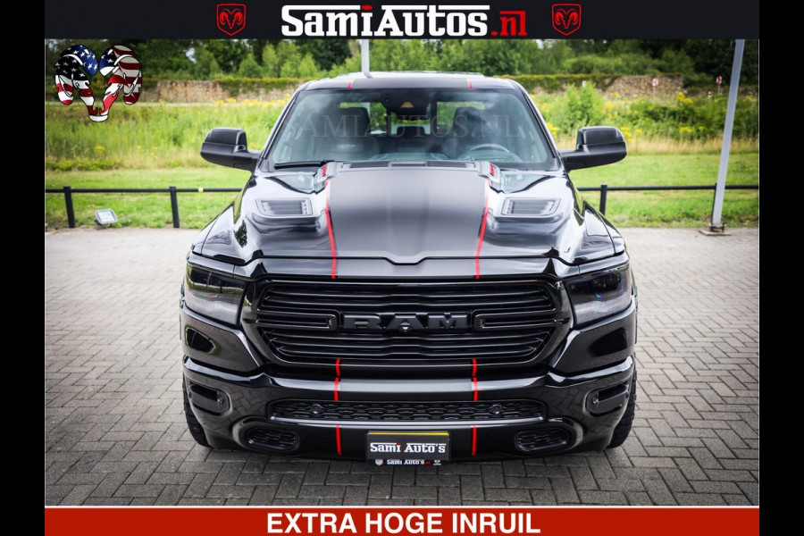 Dodge Ram 1500 GT HULK PACK Crew Cab Sport 1500 GT EDITION | 5.7 V8 HEMI 4x4 | VIRTUAL COCKPIT | HEAD-UP | ADAPTIVE CRUISE | 360 CAMERA |  Comfortabele Dubbele Cabine met Royale 5 Zitplaatsen | BPM vrij