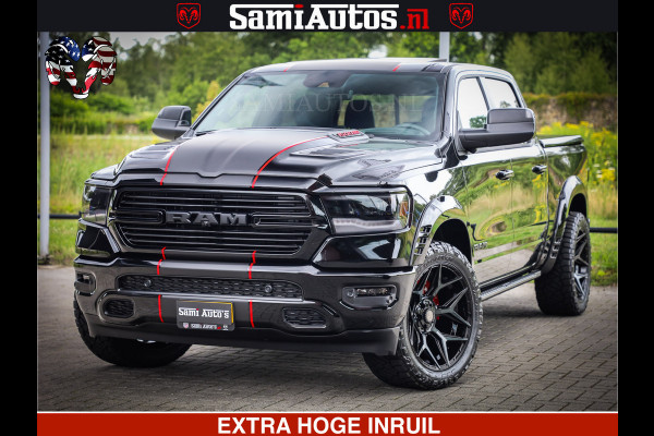 Dodge Ram 1500 GT HULK PACK Crew Cab Sport 1500 GT EDITION | 5.7 V8 HEMI 4x4 | VIRTUAL COCKPIT | HEAD-UP | ADAPTIVE CRUISE | 360 CAMERA |  Comfortabele Dubbele Cabine met Royale 5 Zitplaatsen | BPM vrij