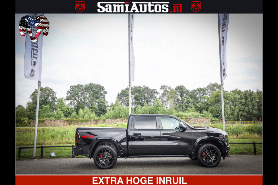 Dodge Ram 1500 GT HULK PACK Crew Cab Sport 1500 GT EDITION | 5.7 V8 HEMI 4x4 | VIRTUAL COCKPIT | HEAD-UP | ADAPTIVE CRUISE | 360 CAMERA |  Comfortabele Dubbele Cabine met Royale 5 Zitplaatsen | BPM vrij