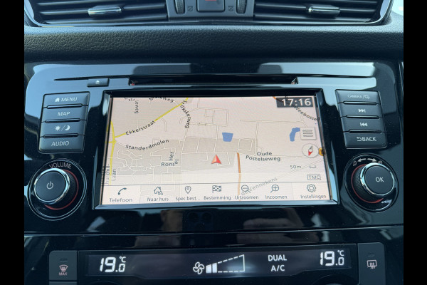 Nissan QASHQAI 160pk N-Tec (Trekhaak - Panoramadak - 360gr Camera - Parkeersensoren V+A - Keyless Entry - LED - 19"Zwart)