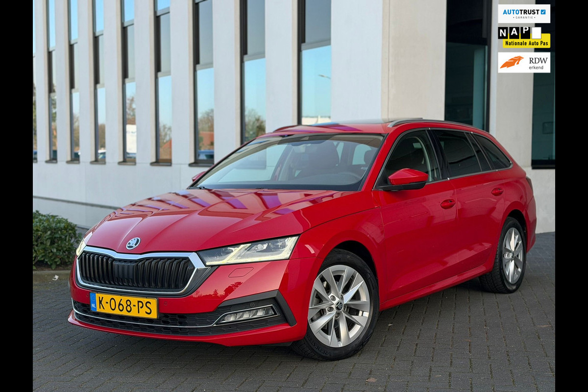 Škoda Octavia Combi 1.0 e-TSI AUTOMAAT Business Edition Plus, panoramadak, trekhaak, stoelverwarming, 1 e eigenaar, NL auto nap