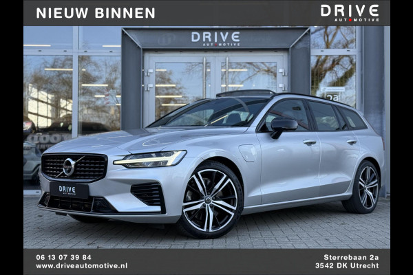 Volvo V60 2.0 T8 Recharge 390PK AWD R-Design |Pano|H/K|360CAM|AutoPilot|Trekhaak