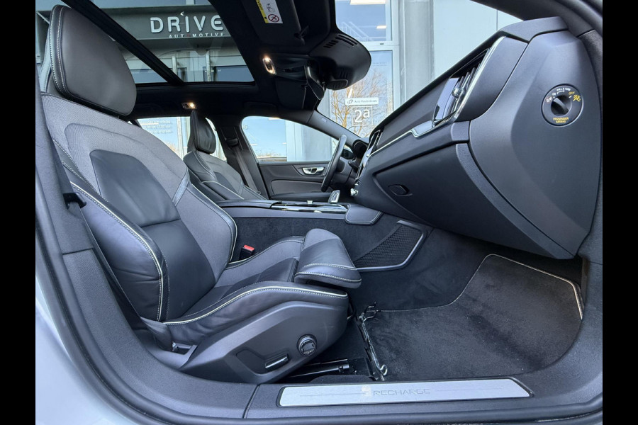Volvo V60 2.0 T8 Recharge 390PK AWD R-Design |Pano|H/K|360CAM|AutoPilot|Trekhaak